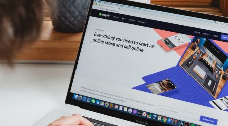 a person making an e-commerce website